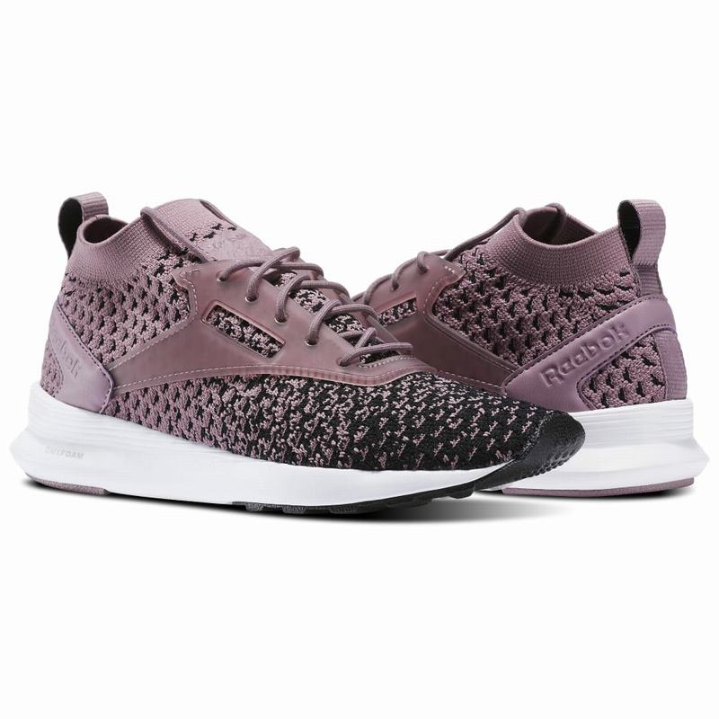 Reebok Zoku Runner Ultraknit Fade Tenisky Damske - Ruzove/Čierne/Biele/Strieborne EL1555WE